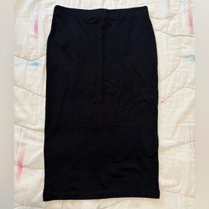 FOREVER 21 Classic Black Pencil Skirt, Size Small